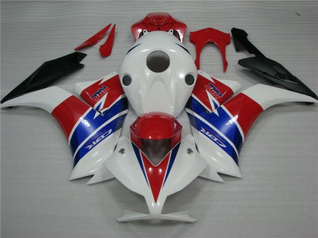 12-16 White Blue Red CBR1000RR Motorcycle Fairing 12-16 White Blue Red CBR1000RR Motorcycle Fairing