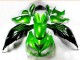 12-21 Black Green ZX14R ZZR1400 Motorcycle Fairing