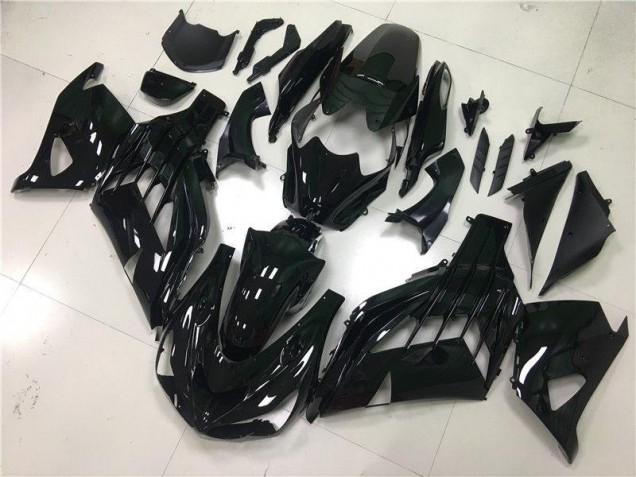 12-21 Glossy Black ZX14R ZZR1400 Motorcycle Fairing 12-21 Glossy Black ZX14R ZZR1400 Motorcycle Fairing
