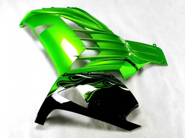12-21 Green Black ZX14R ZZR1400 Motorcycle Fairings 12-21 Green Black ZX14R ZZR1400 Motorcycle Fairings