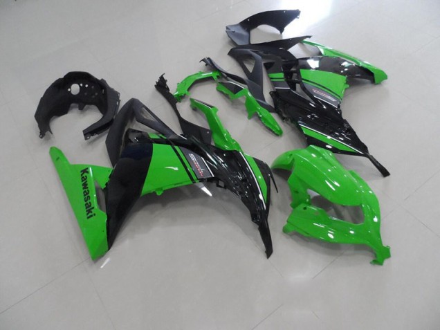 13-16 Black Green ZX300R Motorcycle Fairings