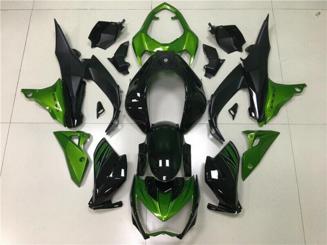 13-16 Green Black Z800 Motorcycle Fairing