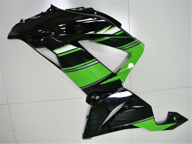13-18 Green Black ZX6R Motorcycle Fairings 13-18 Green Black ZX6R Motorcycle Fairings