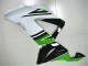 13-18 Green White Black ZX6R Motorcycle Fairings