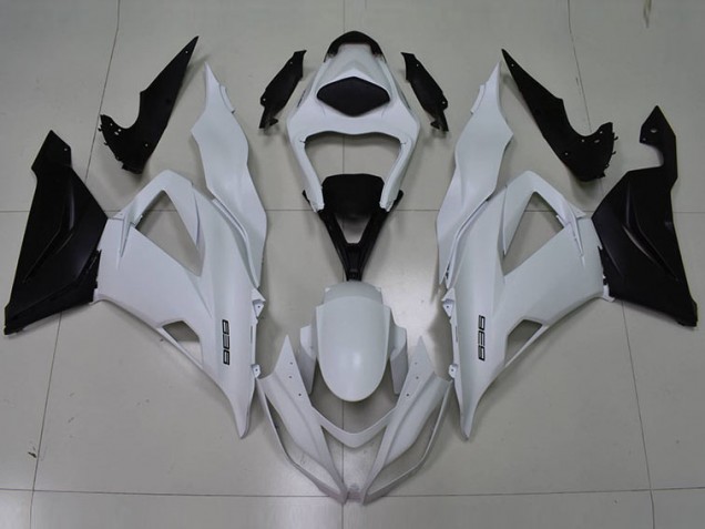 13-18 White Black 636 ZX6R Motorcycle Fairings