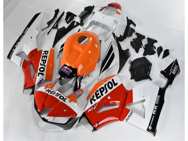13-21 Red White Orange Repsol CBR600RR Motorcycle Fairings 13-21 Red White Orange Repsol CBR600RR Motorcycle Fairings