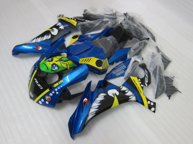 15-19 Blue Rossi YZF R1 Motorcycle Fairings 15-19 Blue Rossi YZF R1 Motorcycle Fairings