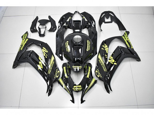 16-19 Black Yellow Racing Team Ninja ZX10R Motorcycle Fairings 16-19 Black Yellow Racing Team Ninja ZX10R Motorcycle Fairings