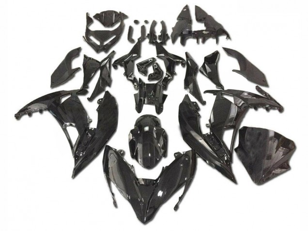 17-19 Glossy Black EX650 Motorcycle Fairings