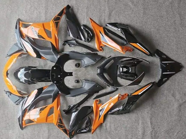 17-19 Glossy Orange Black EX650 Motorcycle Fairings