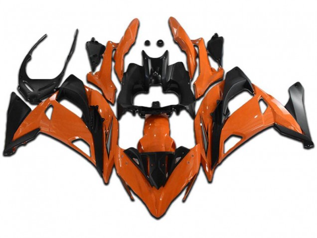 17-19 Orange Black EX650 Motorcycle Fairings