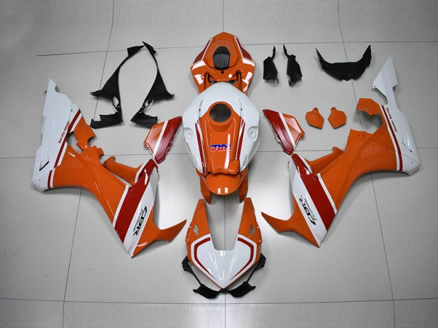 17-20 Orange White HRC CBR1000RR Motorcycle Fairings 17-20 Orange White HRC CBR1000RR Motorcycle Fairings