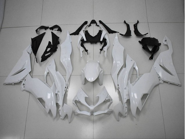19-23 White ZX6R Motorcycle Fairings 19-23 White ZX6R Motorcycle Fairings