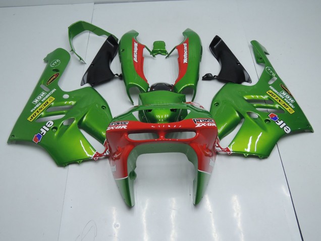 94-97 Green Red ZX9R Motorcycle Fairings 94-97 Green Red ZX9R Motorcycle Fairings
