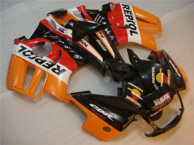 95-98 Black Orange Repsol CBR600 F3 Motorcycle Fairings 95-98 Black Orange Repsol CBR600 F3 Motorcycle Fairings