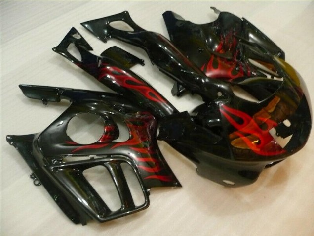 95-98 Black Red Flame CBR600 F3 Motorcycle Fairing 95-98 Black Red Flame CBR600 F3 Motorcycle Fairing