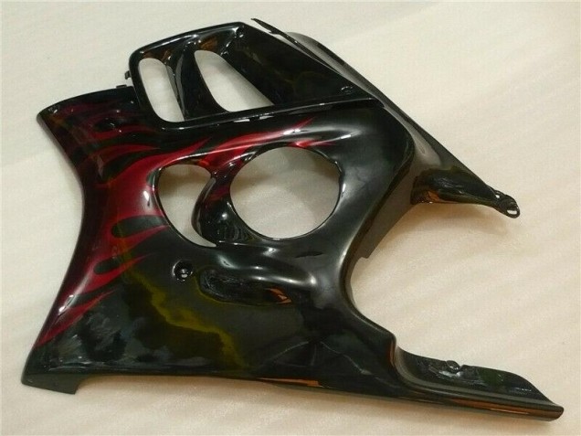 95-98 Black Red Flame CBR600 F3 Motorcycle Fairing 95-98 Black Red Flame CBR600 F3 Motorcycle Fairing