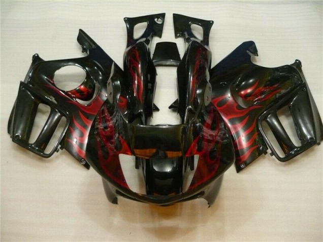 95-98 Black Red Flame CBR600 F3 Motorcycle Fairing 95-98 Black Red Flame CBR600 F3 Motorcycle Fairing