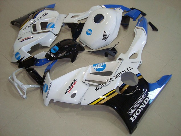 95-98 White Blue Konica Minolta CBR600 F3 Motorcycle Fairings 95-98 White Blue Konica Minolta CBR600 F3 Motorcycle Fairings