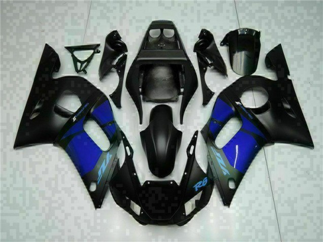 98-02 Blue Black YZF R6 Motorcycle Fairing 98-02 Blue Black YZF R6 Motorcycle Fairing