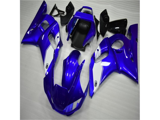 98-02 White Blue YZF R6 Motorcycle Fairings