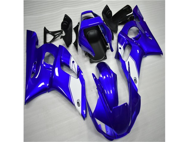 98-02 White Blue YZF R6 Motorcycle Fairings