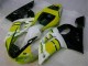 98-02 Yellow White YZF R6 Motorcycle Fairings 98-02 Yellow White YZF R6 Motorcycle Fairings