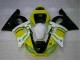 98-02 Yellow White YZF R6 Motorcycle Fairings 98-02 Yellow White YZF R6 Motorcycle Fairings