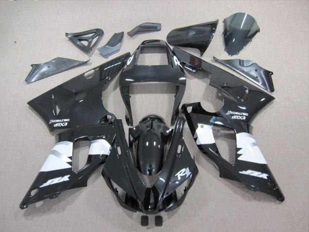 98-99 Black White Decal YZF R1 Motorcycle Fairings 98-99 Black White Decal YZF R1 Motorcycle Fairings