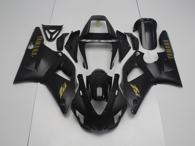 98-99 Matte Black Yellow YZF R1 Motorcycle Fairings 98-99 Matte Black Yellow YZF R1 Motorcycle Fairings